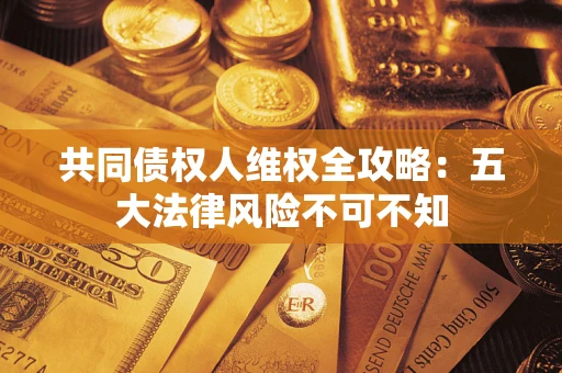 武汉共同债权人维权全攻略：五大法律风险不可不知