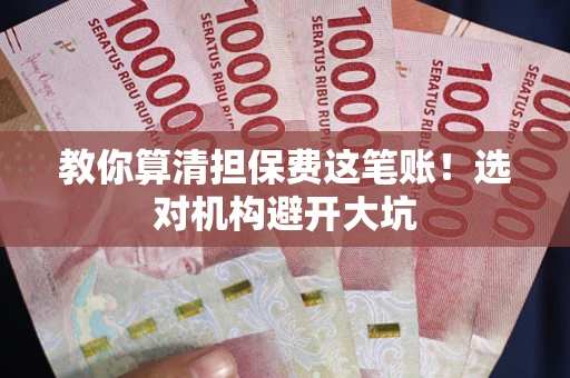 武汉教你算清担保费这笔账！选对机构避开大坑